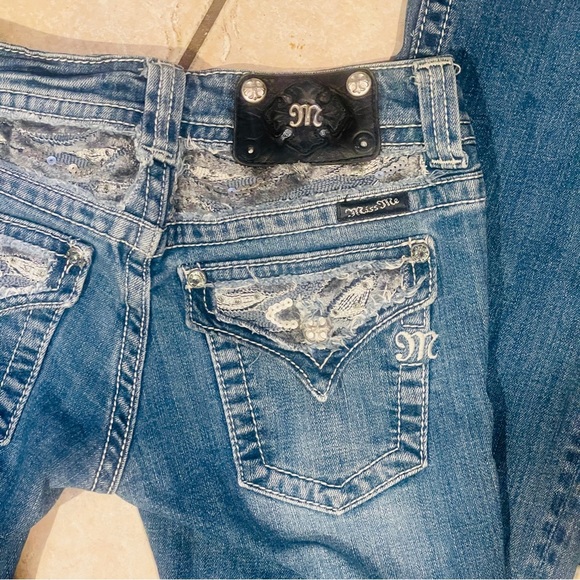 Miss Me Women’s Boot Cut Jeans Size 25 - Picture 2 of 7